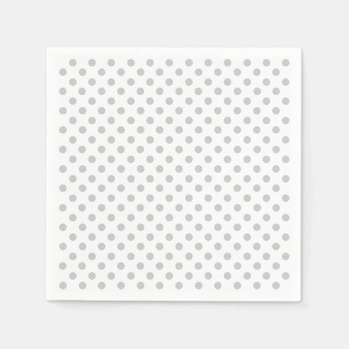 Change Grey Polka Dots Any Color Click Customize Paper Napkins