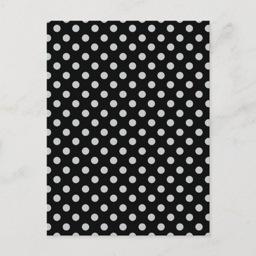 Change Grey Polka Dots Any Color Click Customize Postcard