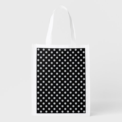 Change Grey Polka Dots Any Color Click Customize Reusable Grocery Bag