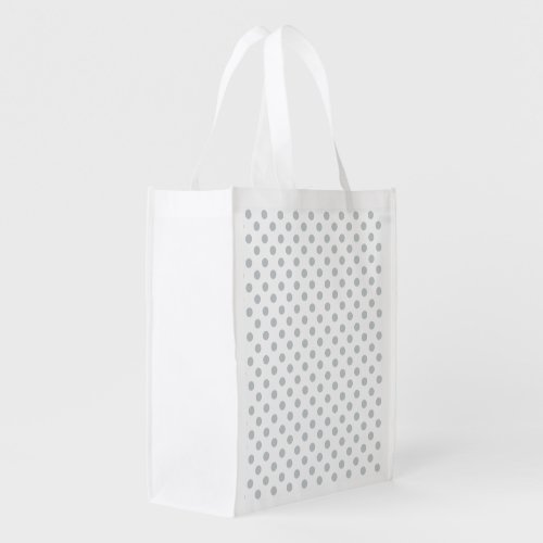 Change Grey Polka Dots Any Color Click Customize Reusable Grocery Bag