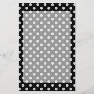 Change Grey Polka Dots Any Color Click Customize Stationery