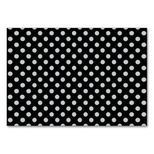 Change Grey Polka Dots Any Color Click Customize Table Number