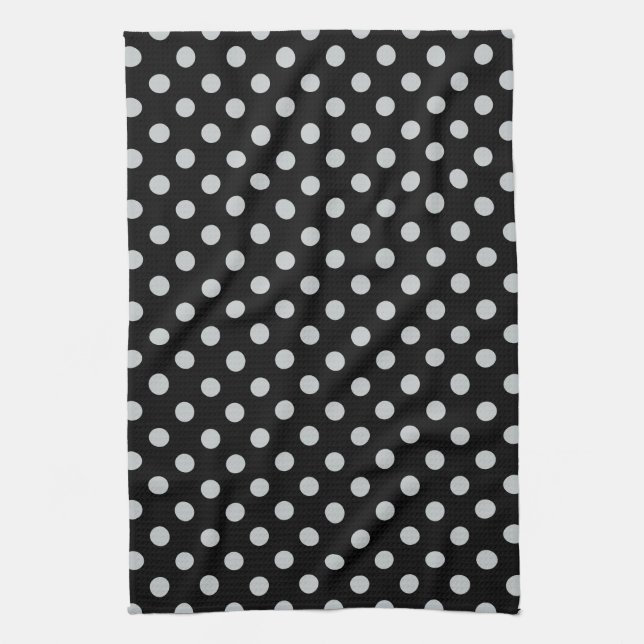 Change Grey Polka Dots Any Color Click Customize Towel (Vertical)