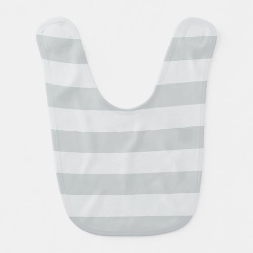 Change Grey Stripes to  Any Color Click Customize Baby Bib