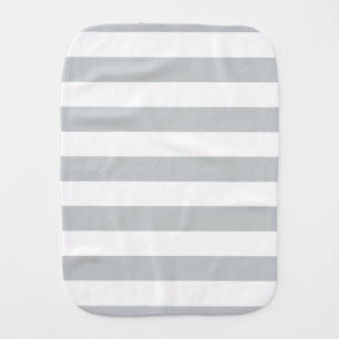 Change Grey Stripes to  Any Color Click Customize Baby Burp Cloth