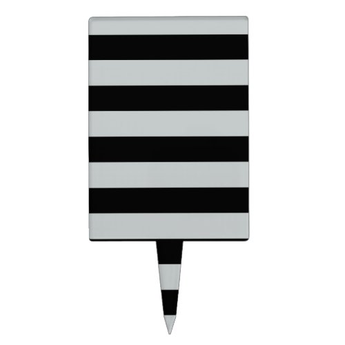 Change Grey Stripes to  Any Color Click Customize Cake Topper