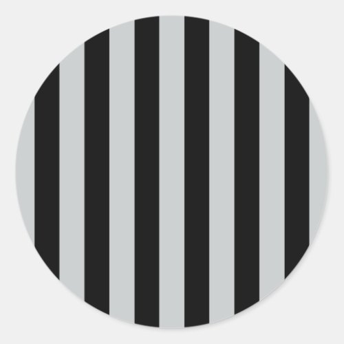 Change Grey Stripes to  Any Color Click Customize Classic Round Sticker