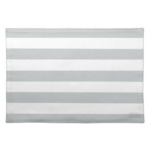 Change Grey Stripes to  Any Color Click Customize Cloth Placemat