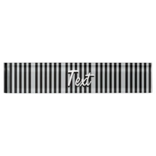 Change Grey Stripes to Any Color Click Customize Desk Name Plate