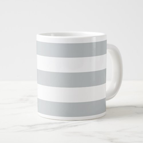 Change Grey Stripes to  Any Color Click Customize Giant Coffee Mug