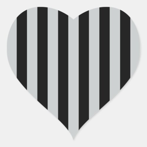 Change Grey Stripes to  Any Color Click Customize Heart Sticker