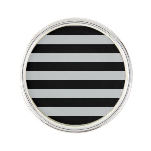 Change Grey Stripes to  Any Color Click Customize Lapel Pin