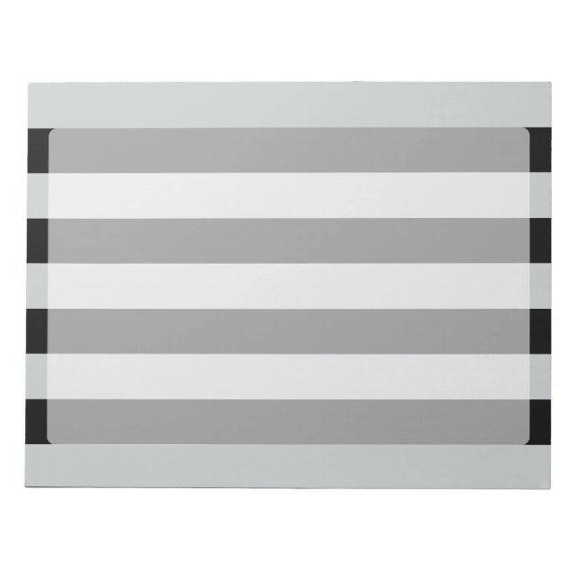 Change Grey Stripes to  Any Color Click Customize Notepad (Front)
