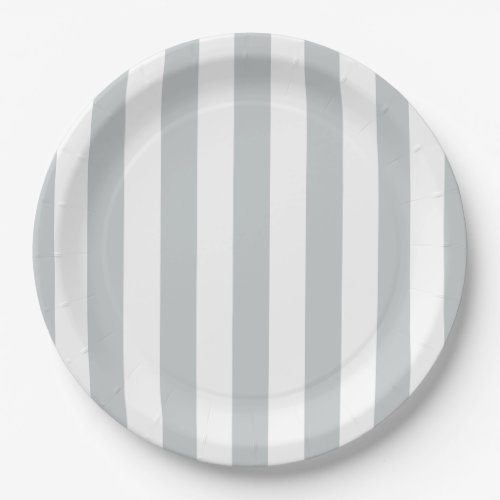 Change Grey Stripes to  Any Color Click Customize Paper Plates