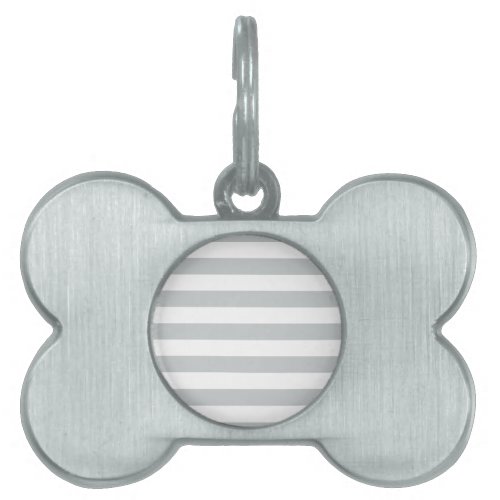 Change Grey Stripes to  Any Color Click Customize Pet Name Tag