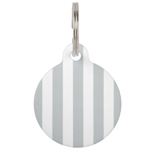 Change Grey Stripes to  Any Color Click Customize Pet Name Tag