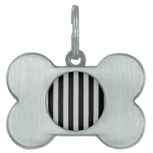 Change Grey Stripes to  Any Color Click Customize Pet Tag