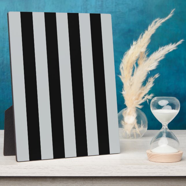 Change Grey Stripes to  Any Color Click Customize Plaque (Side)