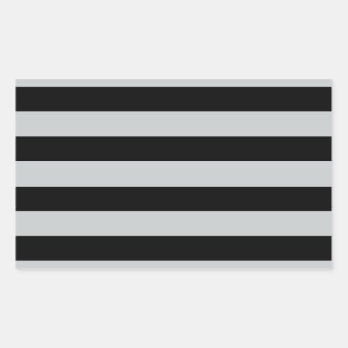 Change Grey Stripes to  Any Color Click Customize Rectangular Sticker