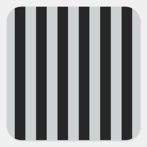 Change Grey Stripes to  Any Color Click Customize Square Sticker