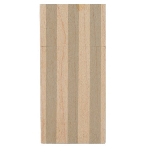 Change Grey Stripes to  Any Color Click Customize Wood USB Flash Drive
