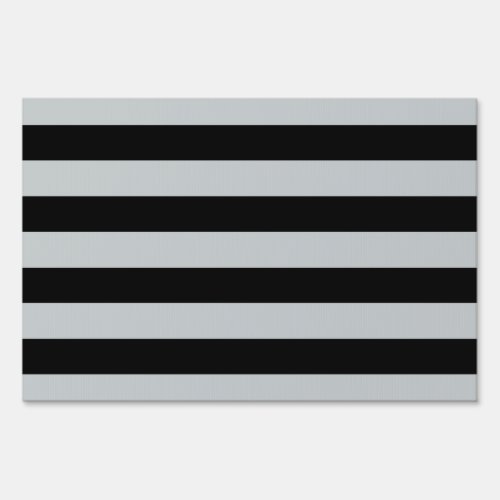 Change Grey Stripes to  Any Color Click Customize Yard Sign