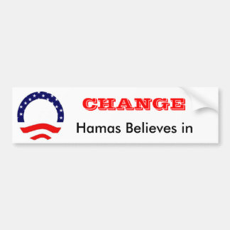 Change Hamas believes in Bumper Sticker
