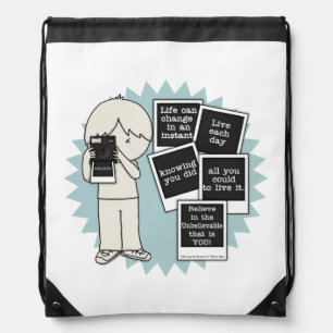 Change in an Instant Drawstring Bag