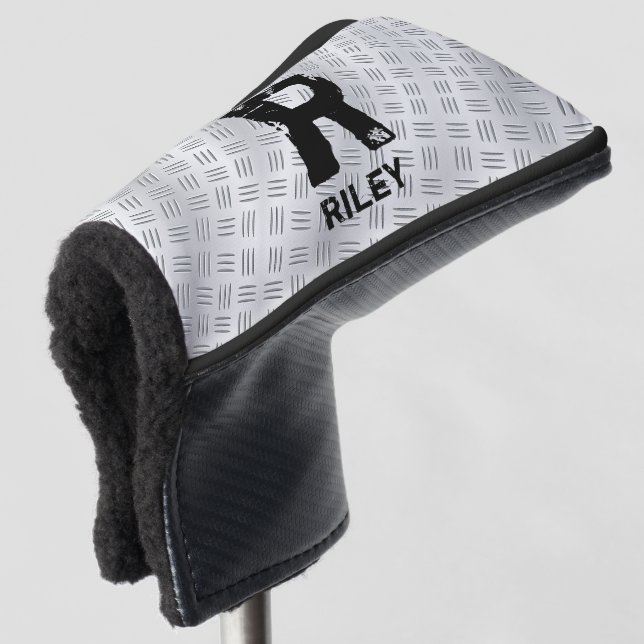 Change Initial, Add (delete) Name, Checker plate, Golf Head Cover (3/4 Front)