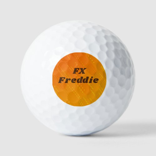 Change Initial Add delete Name Orange Yellow  Golf Balls