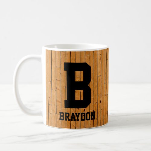 Change Initial Add Name A B C D E F G   Wood Panel Coffee Mug