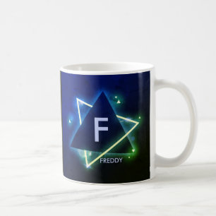 Change Initial Add Name Blue Space Angle E F G H Coffee Mug
