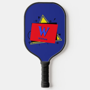 Change Initial, Add Name Geometric Layers Pickleball Paddle