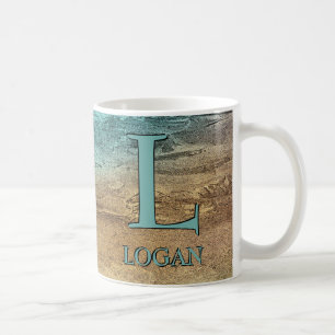 Change Initial Add Name H I J K L M N Abstract Coffee Mug