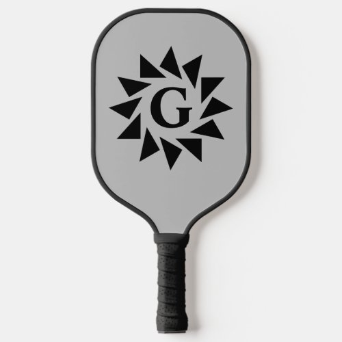 Change Initial Geometric Triangles on Grey        Pickleball Paddle