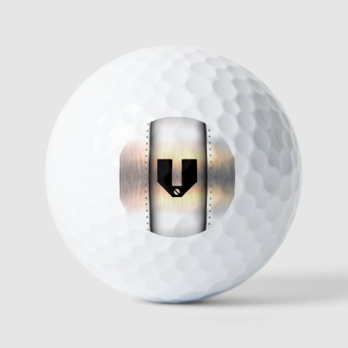 Change Initial Metal Strips                      Golf Balls