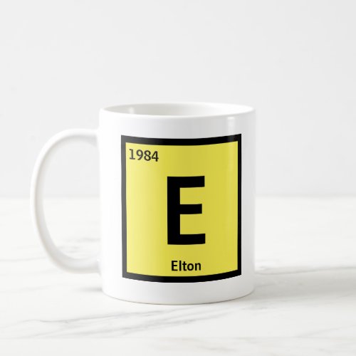 Change Initial Name Year Periodic Table E F G H  Coffee Mug