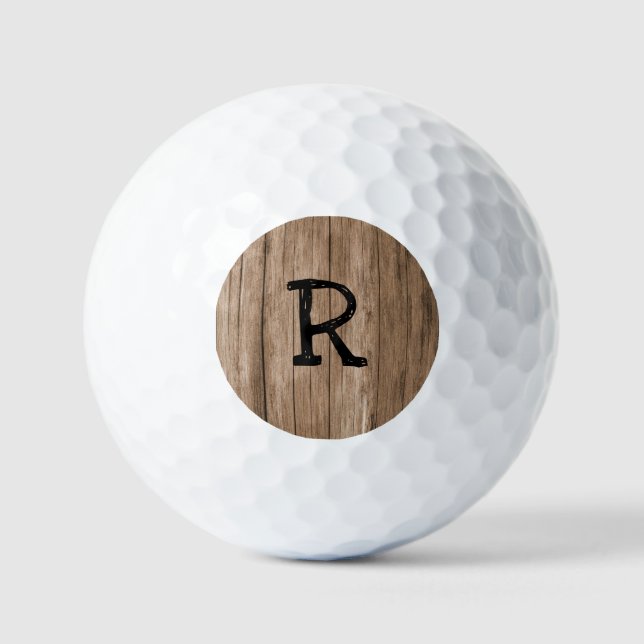 Change Initial,  Wood Wall Board                   Golf Balls (Front)