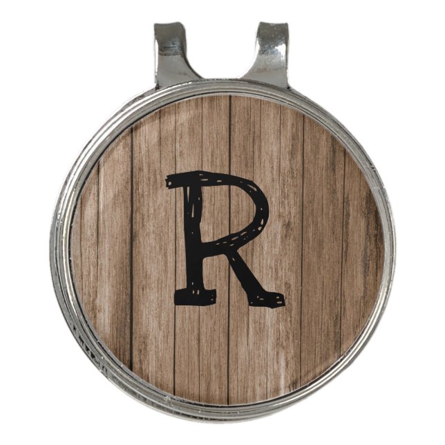 Change Initial,  Wood Wall Board                   Golf Hat Clip (Front)