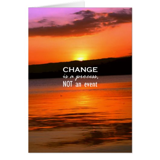 Change Is A Process Cards (Front)