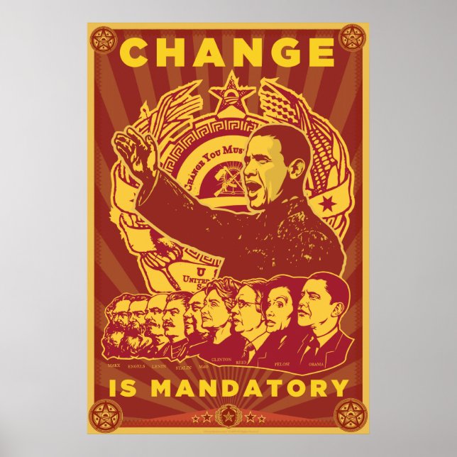 Change Is Mandatory Poster (Front)
