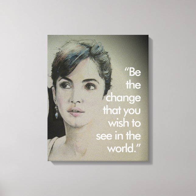 Change is Not a Spectator Sport Art Print (Front)