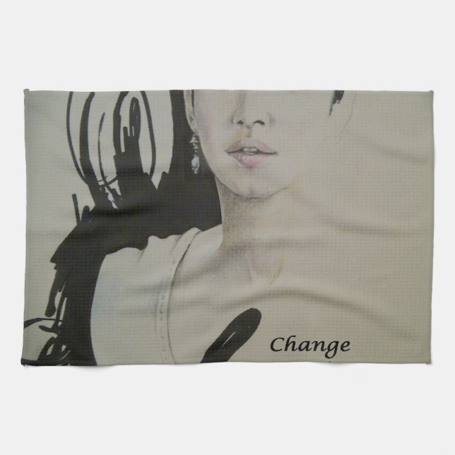 Change is Not a Spectator Sport Art Print Towel (Horizontal)