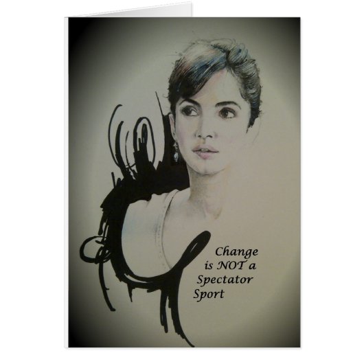 Change is Not a Spectator Sport Cards (Front)