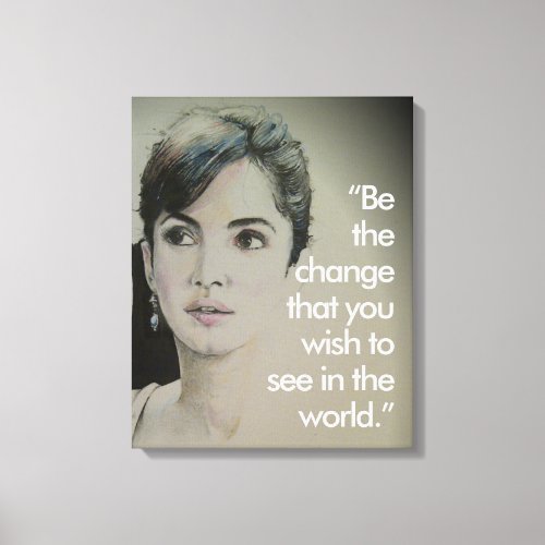 Change is Not a Spectator Sport Mouse Pad Canvas Print