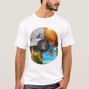 Change is the Only Constant – Four Seasons Wheel T-Shirt
