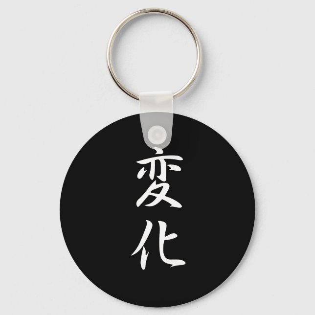 Change Kanji Keychain (Front)