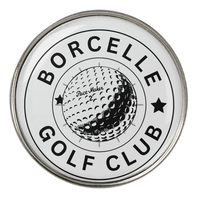 Change Logo Design | Personalized Custom Branding Golf Ball Marker (Front)