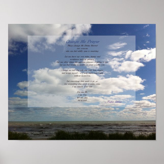 Change Me Prayer Poster (Front)