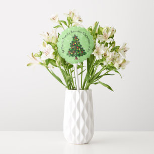 Change Name Text Matching Christmas Tree Small Balloon
